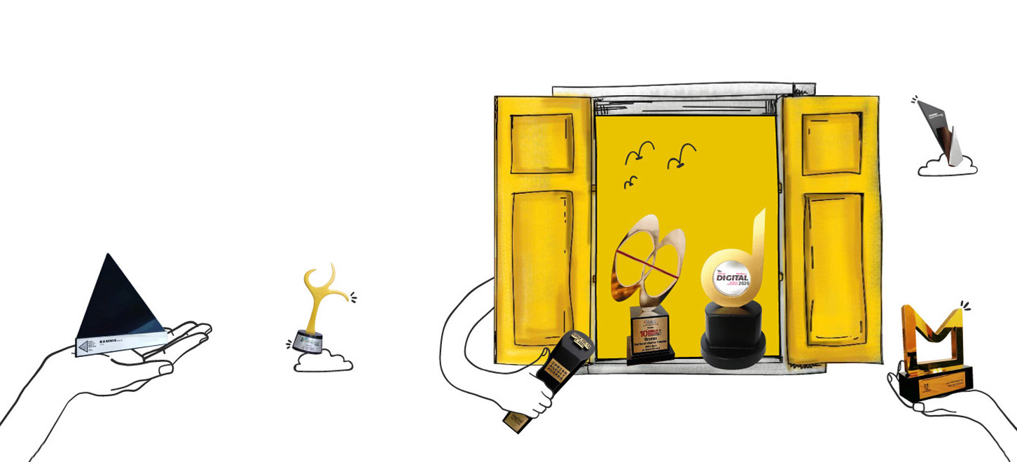 Awards showcase illustration